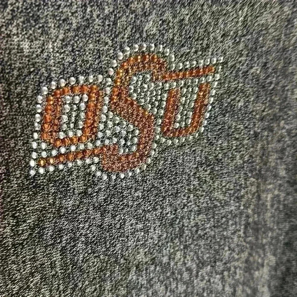 Oklahoma State Pistol Pete 3/4 length Sleeve Blouse, Size Medium - Picture 8 of 8